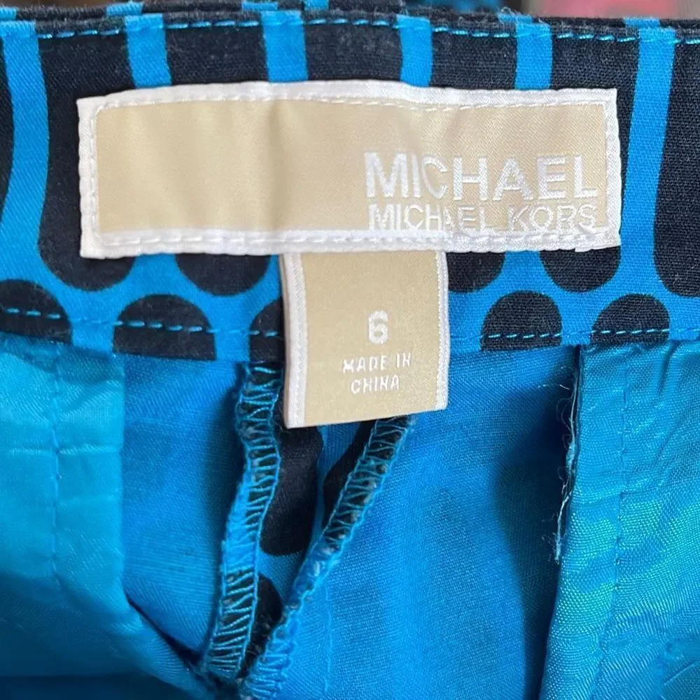 Michael Kors‎ Women’s Navy Blue Teal Mini Shorts size 6